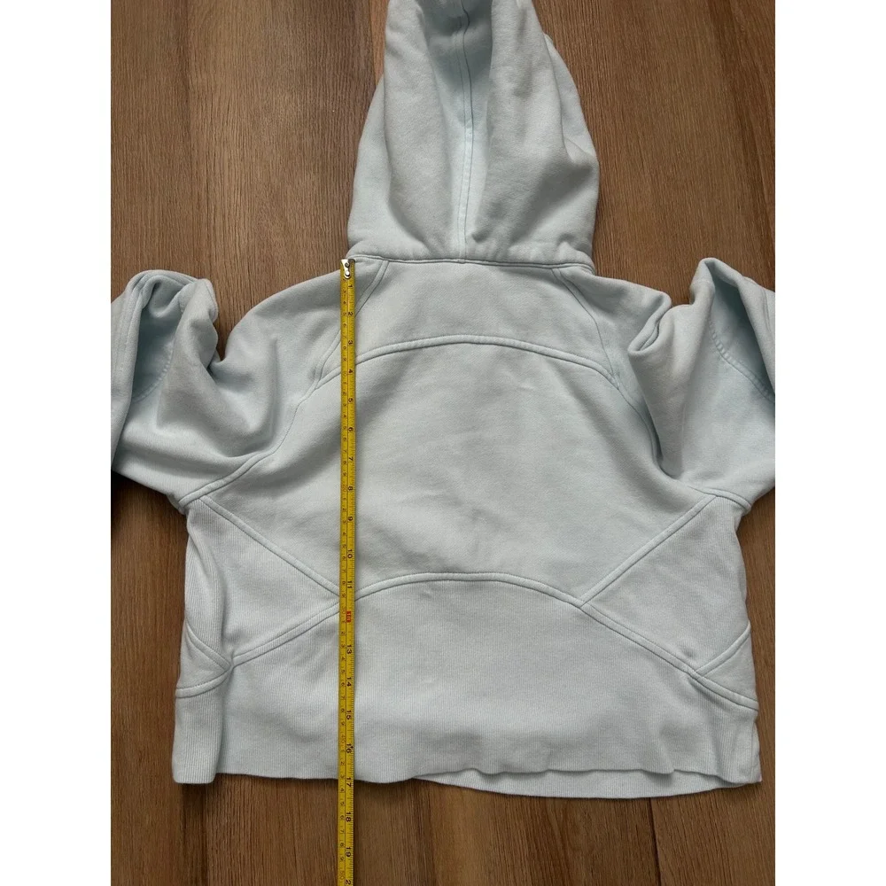 Lululemon Scuba Oversized Half Zip Hoodie Sheer Blue XS/S preppy athletic - Picture 6 of 7